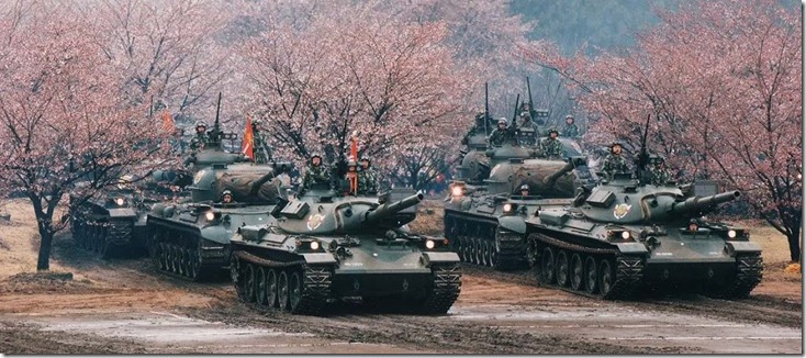 Jpn Tanks & Cherry Blossoms